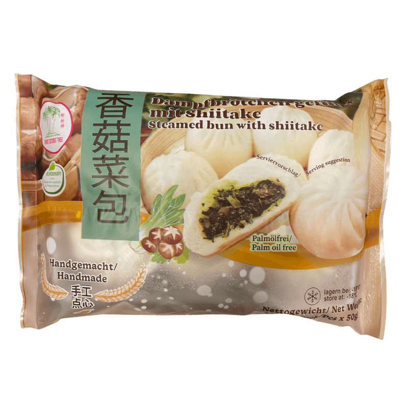 "冷冻品" 椰树牌 手工点心 香菇菜包 300g(50g*6)