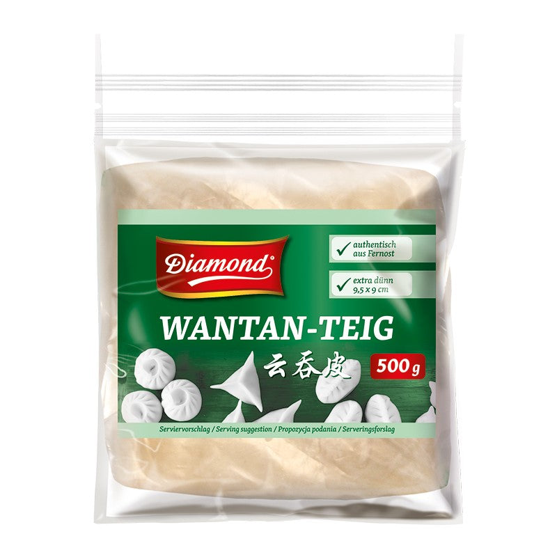 Diamond Wantan-Teig, tiefgefroren 500g