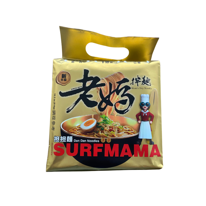 Mom's Instantnudeln, Trockennudeln, Chili-Sesam-Geschmack 516g (129g*4)