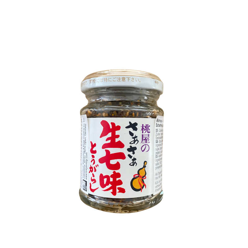 MOMOYA Nama Shichimi Togarashi, scharfes Japanisches Siebengewürz Würzöl 55g - Infigoo GmbH