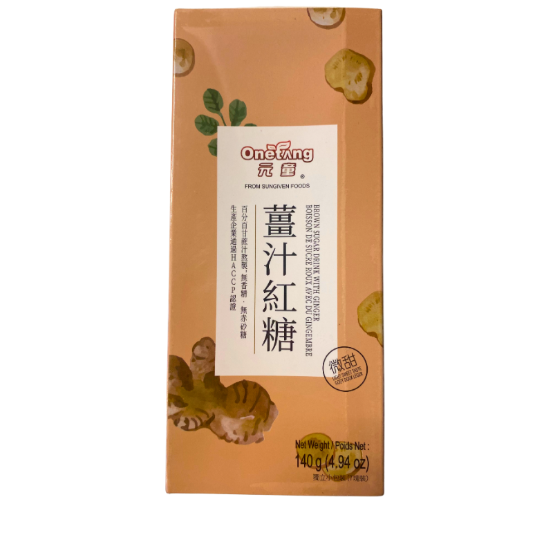 MHD 15/01/2026 Onetang Brauner Zucker mit Ingwer 140g