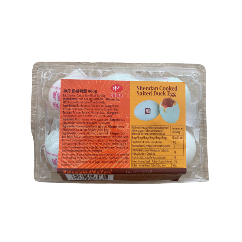 ShenDan Enteneier, gekocht und gesalzen 408g(68g*6)