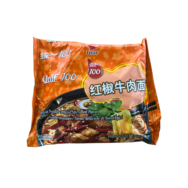 统一100 方便面 红椒牛肉面 108g