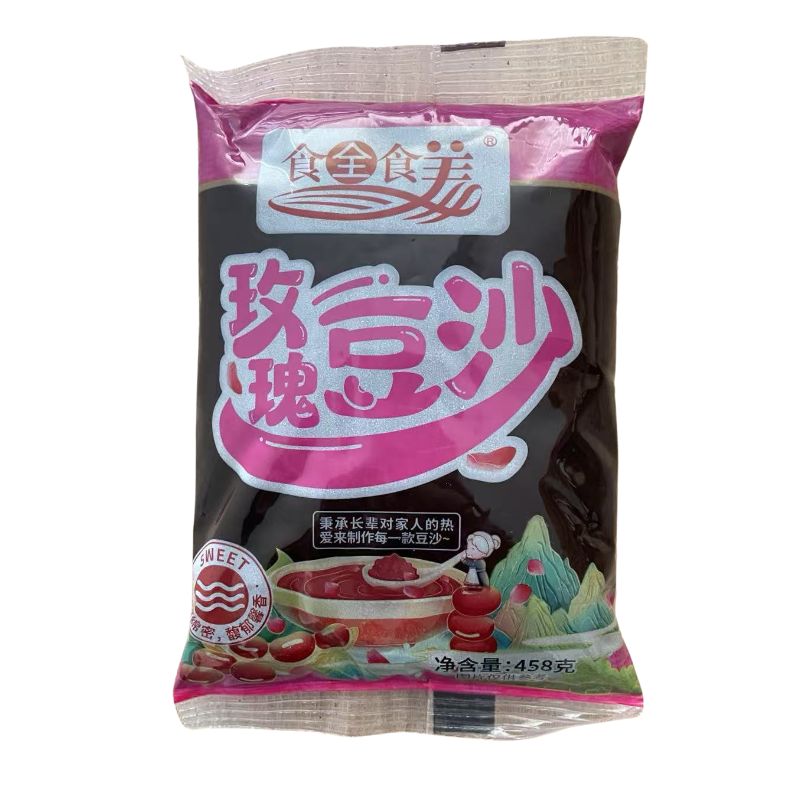 食全食美 玫瑰红豆沙 500g
