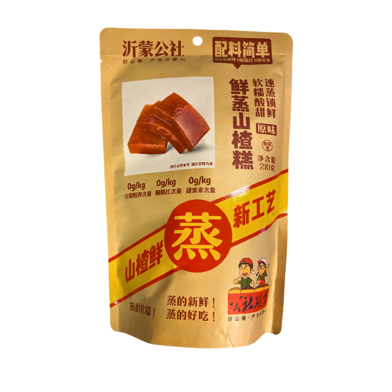 沂蒙公社 鲜蒸山楂糕 210g