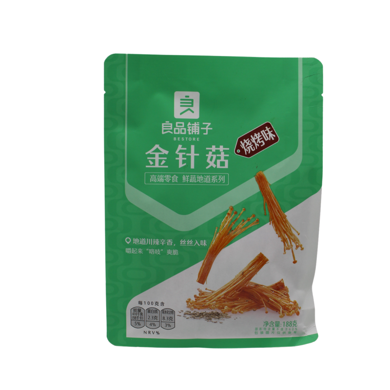 BESTORE Enoki Pilz, BBQ Geschmack 188g