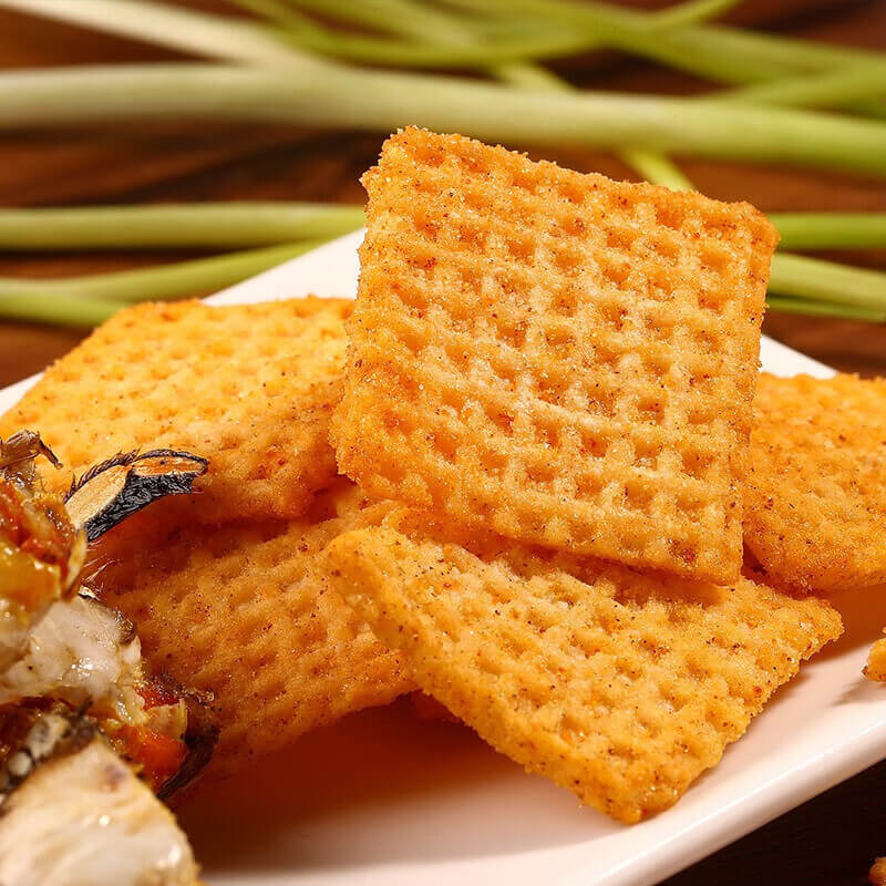 傻二哥 锅巴 锅往时光 蟹香蛋黄味锅巴 72g