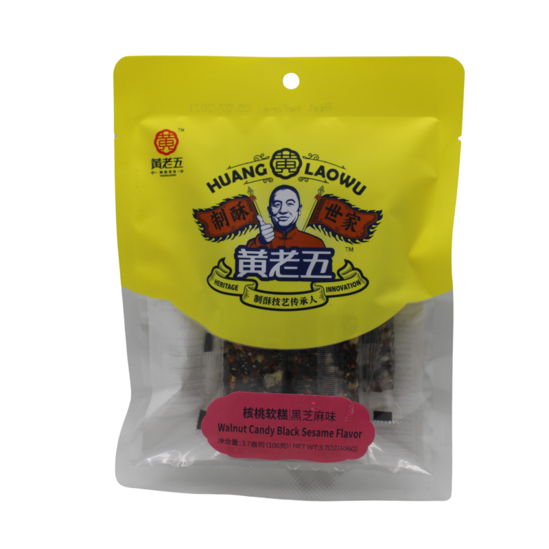 黄老五 核桃软糕 黑芝麻味 106g