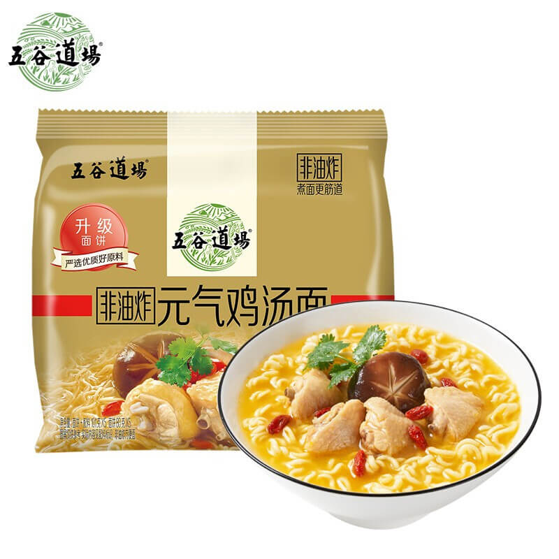 WuGuDaoChang Instant Nudeln, Hühnersuppe Geschmack 505g(101g*5)