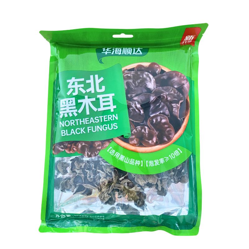 HUASEED Nordost Getrocknet Judasohr, Black Fungus 100g