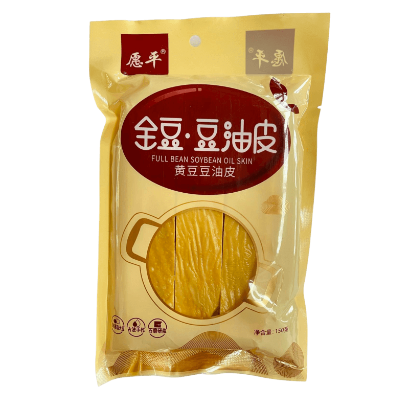 愿平 全豆 豆油皮 豆腐皮 150g