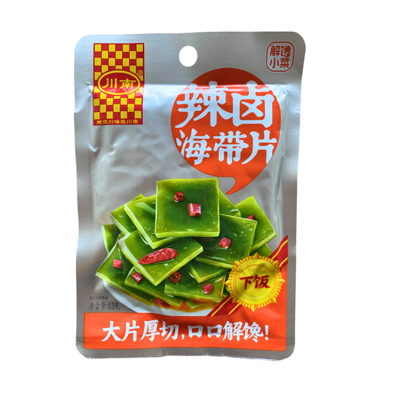 ChuanNan Geschnittener Seetang, scharf und würzig 63g