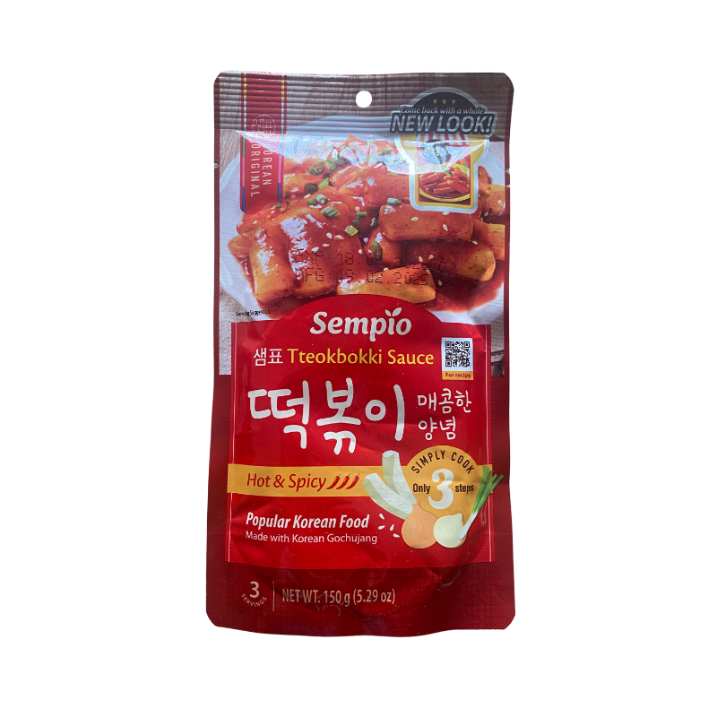 Sempio Tteobkokki Reiskuchen Sauce, scharf 150g