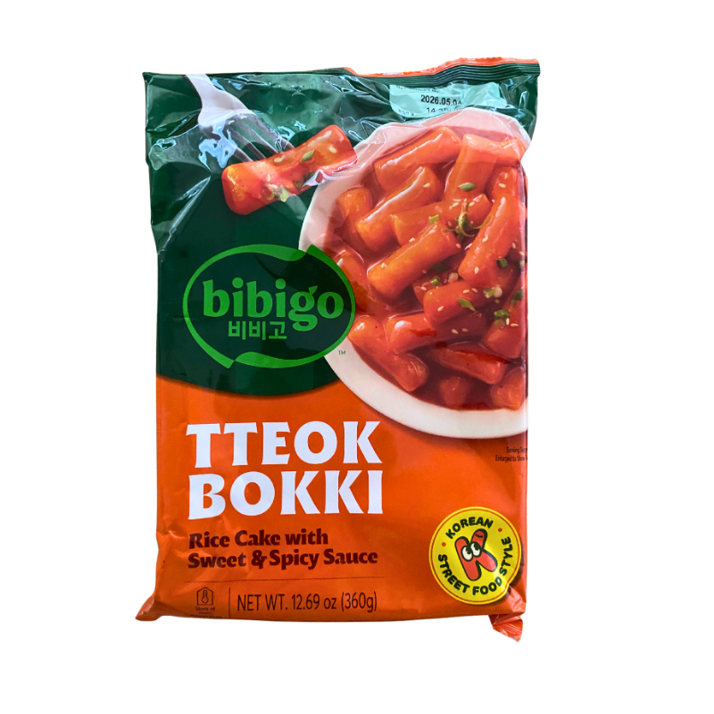 CJ Bibigo Reiskuchen mit Würzmittel, süß-scharfer Geschmack 360g