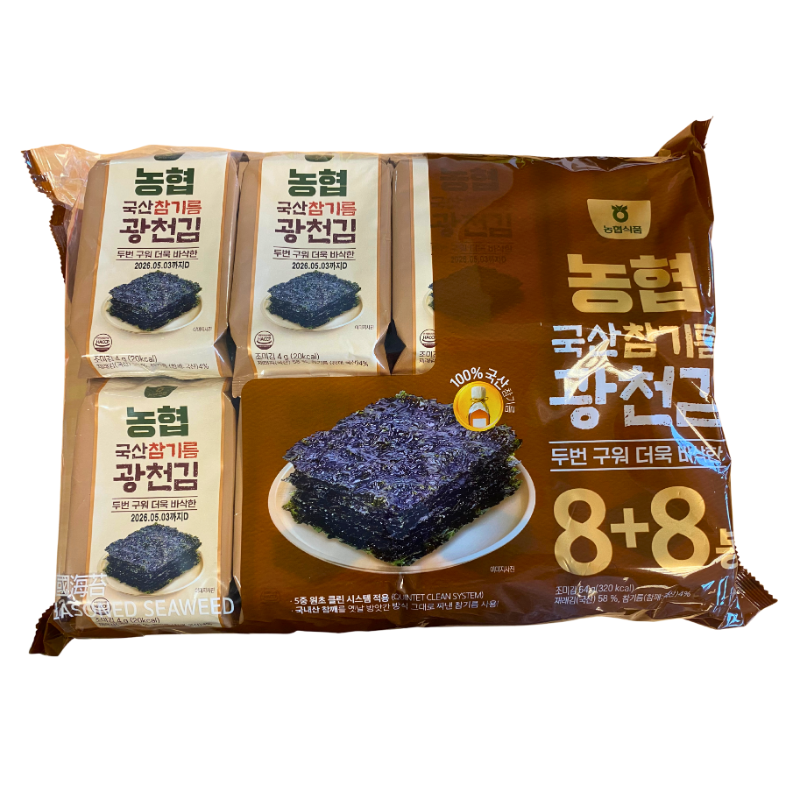NongHyup 韩国烤海苔 64g(4g*16)