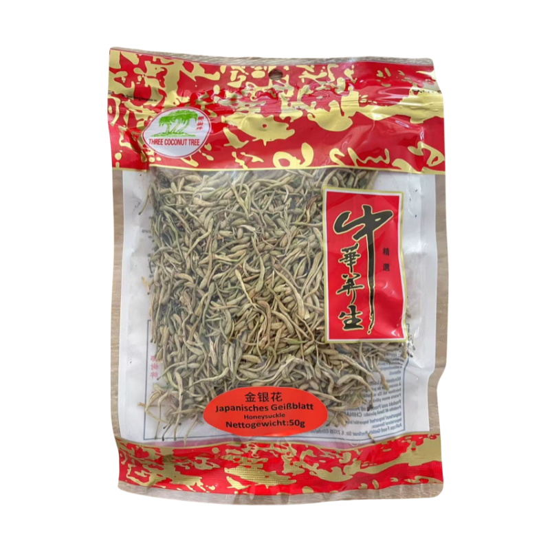 Three Coconut Tree Japanisches Geißblatt, getrocknet 50g