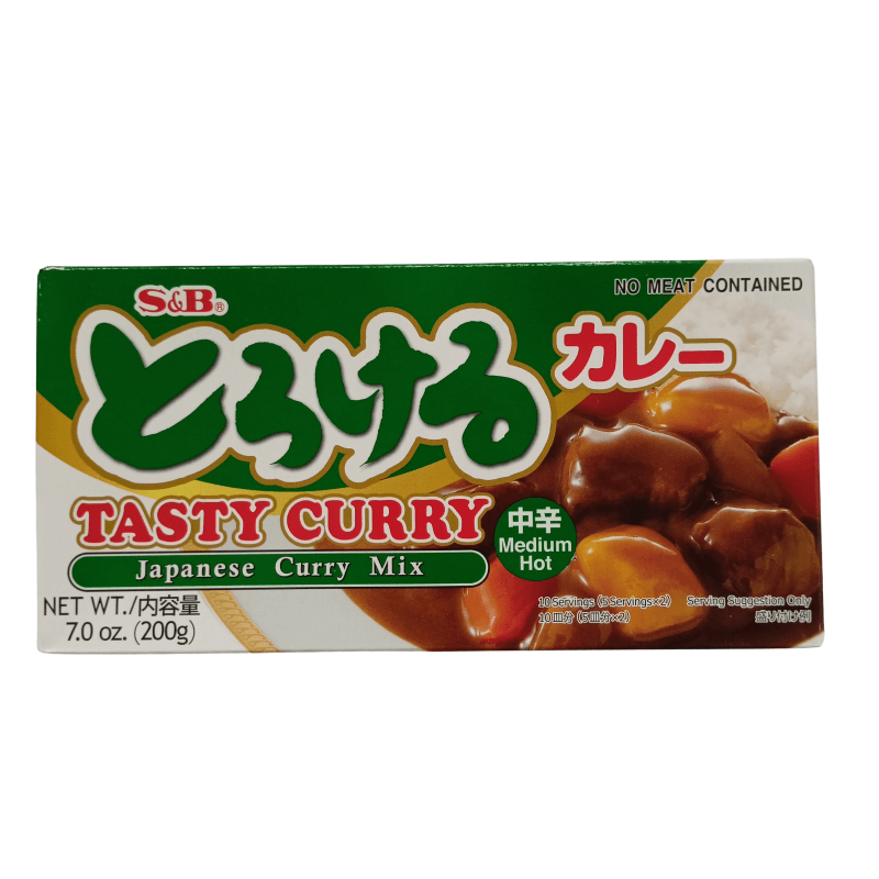 S&B Torokeru Curry Karakuchi, Würzzubereitung für Currygerichte, Medium Hot 200g