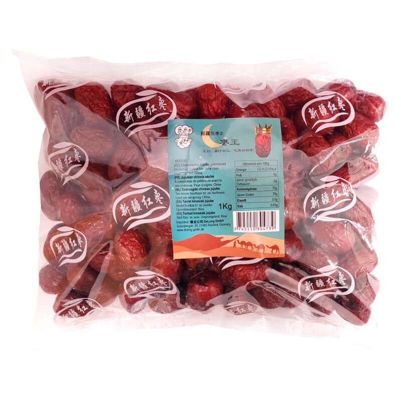 Joy Chef Premium Chinesische Jujube King, getrocknet 1kg