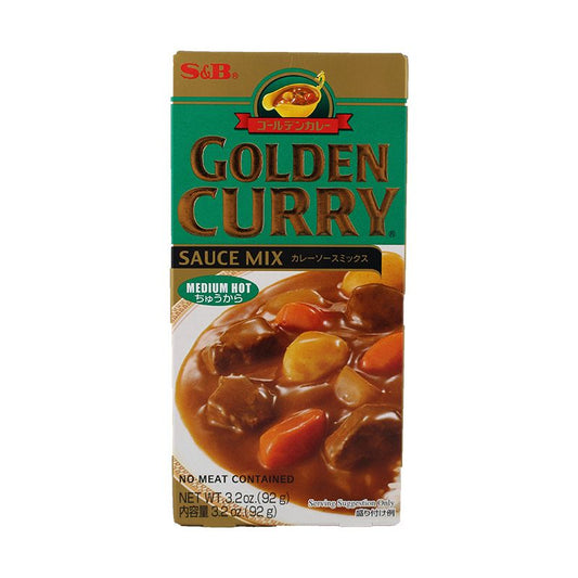 S&B Golden Curry (Curryblock), Medium Hot 92g