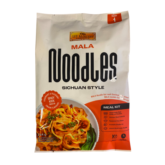 LeeKumKee Instant Noodle, Handgeschnittene Nudeln, Sichuan MaLa 114g