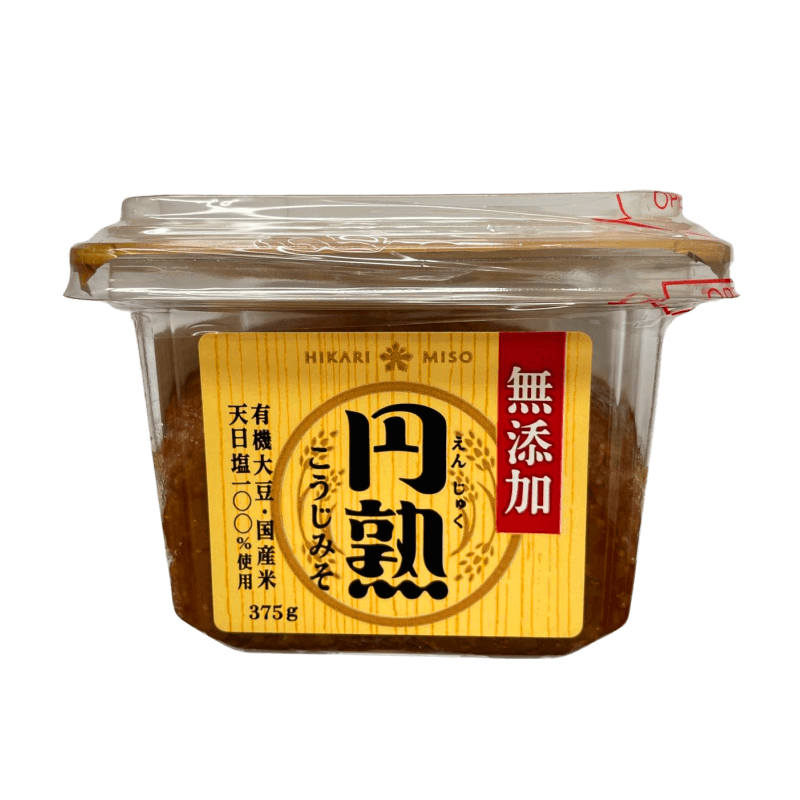 Hikari Enjuku Koji Miso, Sojabohnenpaste für Miso Suppe und Marinade 375g