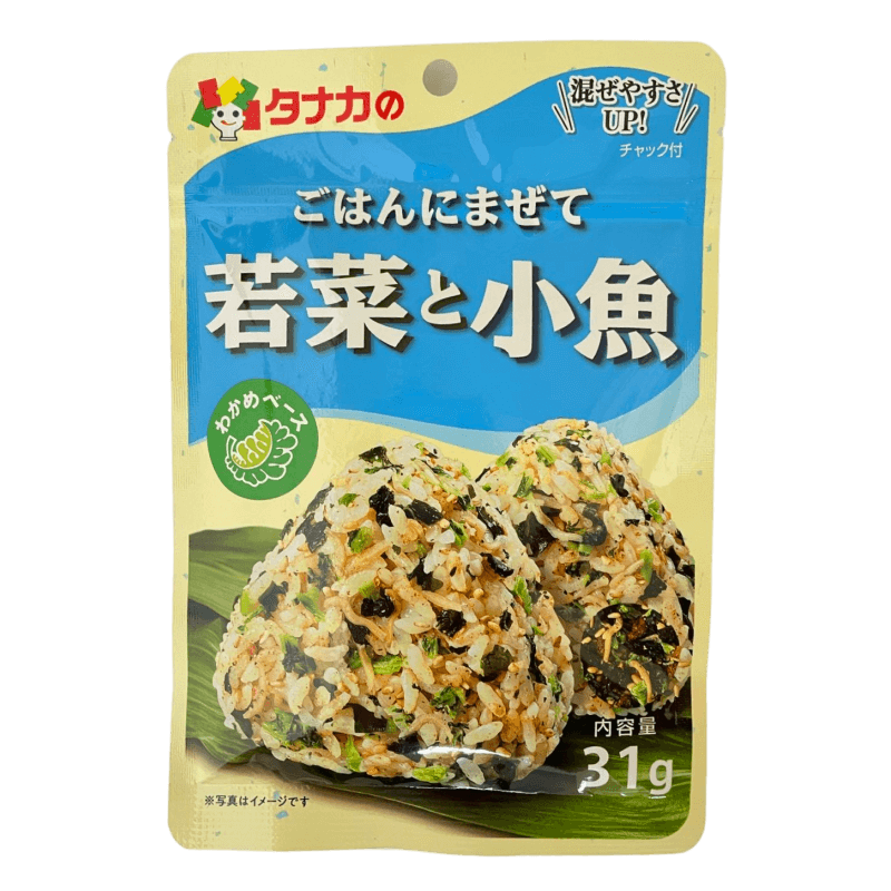 TANAKA Food Furikake Reisgewürz, Gemüse und Fisch 31g