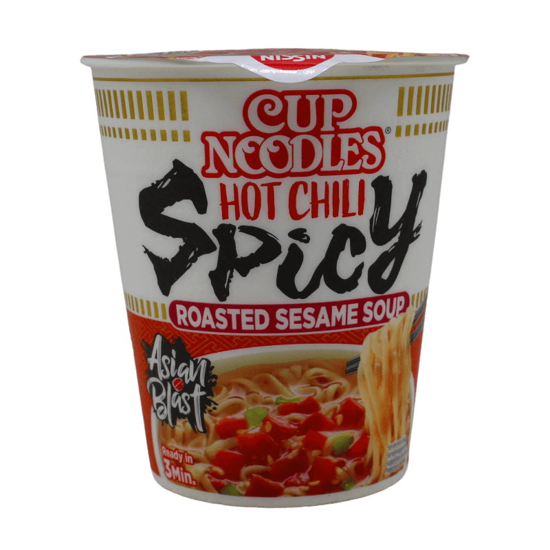 (Cup) Nissin Instant Nudeln Hot Chili Geschmack Röst-Sesam-Suppe 66g