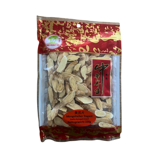Three Coconut Tree Mongolischer Tragnat, in Scheiben, getrocknet 100g