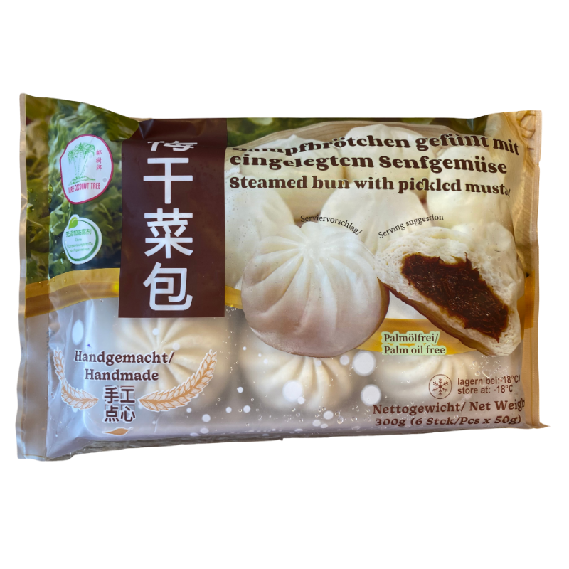  "冷冻品" 椰树牌 手工点心 梅干菜包 300g(50g*6)