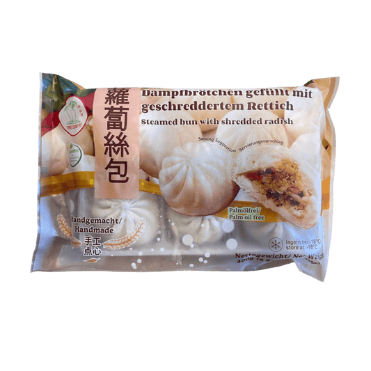 Three Coconut Tree Dampfbrötchen, gefüllt mit geschreddertem Rettich, tiefgefroren 300g(50g*6)