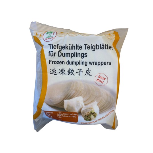 Three Coconut Tree Tiefgekühlte Teigblätter für Dumplings, row, tiefgeroren 300g
