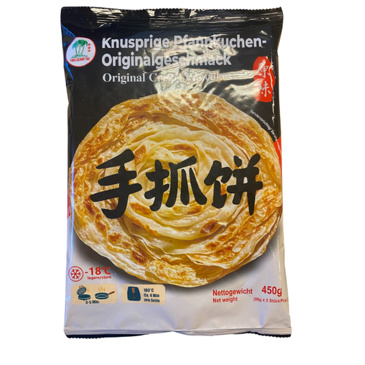 Three Coconut Tree Pfannkuchenteig, Original, tiefgefroren 450g