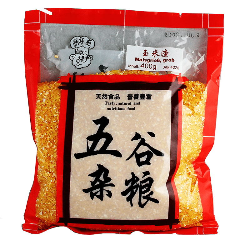 保质期 2025-03-02 乐乐厨 玉米渣 400g