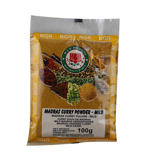 NGR Madras Curry-Pulver, Mild 100g