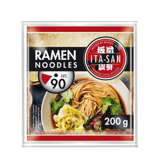 ITA-SAN Ramen-Nudeln, vorgekochte Nudeln nach japanischer Art 200g*5