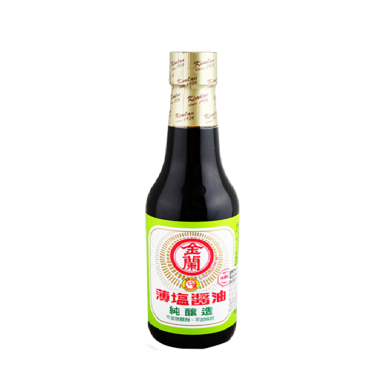 金兰 薄盐酱油 500ml