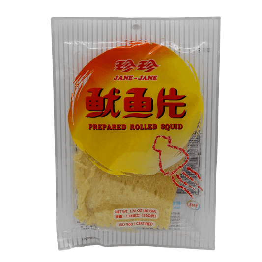 保质期 2025-04-15 珍珍 鱿鱼片 50g