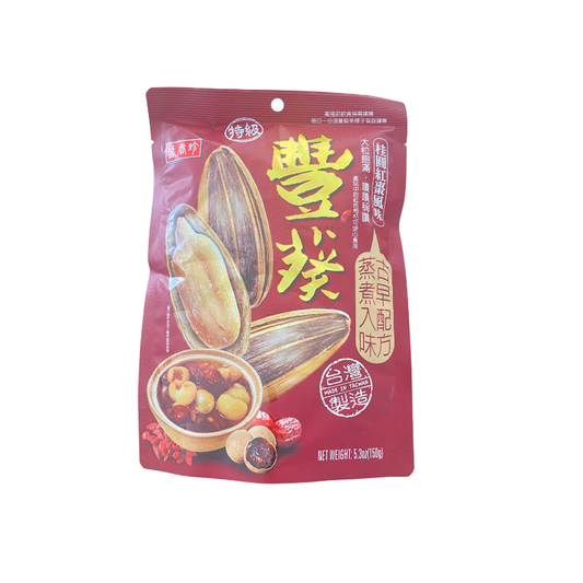 ShengXiangZhen Sonnenblumenkerne mit Zucker, mit Longan- und Jujubegeschmack 150g