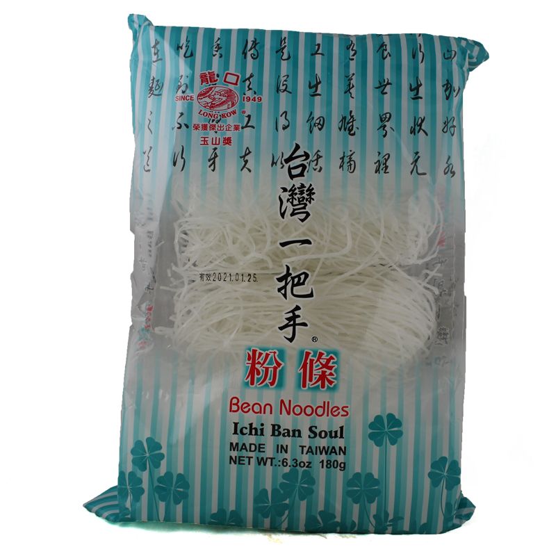 Long Kow Ichi Ban Soul Taiwan Glasnudeln aus Kartoffel-und Mungobohnstärke 180g