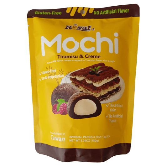 Royal Family Mochi-Tiramisu & Creme, glutenfrei 180g