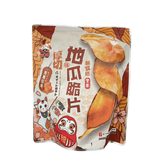 FuWei Süßkartoffel-Chips Wasanbon Vegan 140g