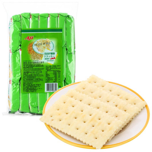 Aji Soda Crackers, Fünf Getreide- und Weizengeschmack 472,5g