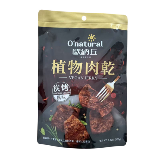 欧纳豆 植物肉干 碳烤风味 100g