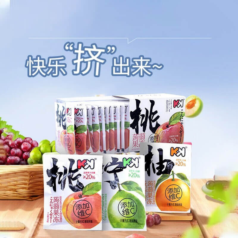 超友味 蒟蒻果冻 白桃乌龙味 360g