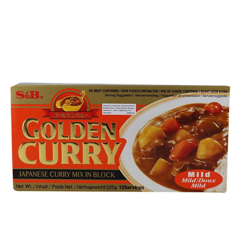 S&B Golden Curry (Curryblock), Mild 220g