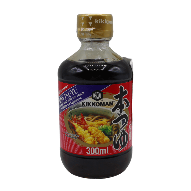 KIKKOMAN Fischbrühe mit Sojasauce, Hon Tsuyu, NON-GMO 300ml