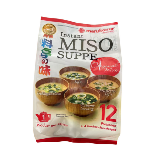 Marukome Instant Miso Suppe, Original Mix 224,55g(12 Portionen)