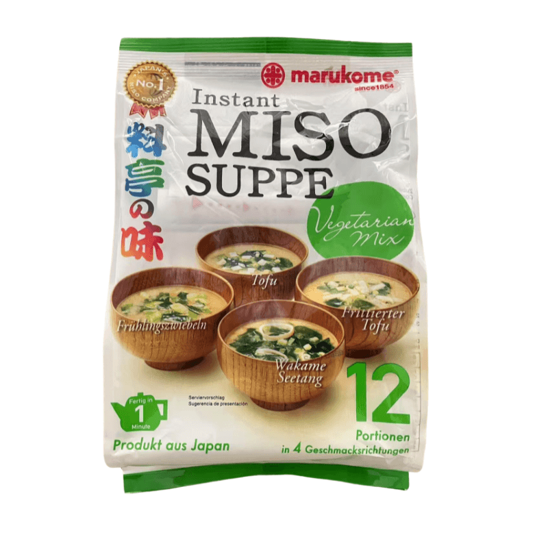 Marukome Instant Miso Suppe, Vegetarische Mix 224,55g(12 Portionen)