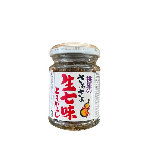 MOMOYA Nama Shichimi Togarashi, scharfes Japanisches Siebengewürz Würzöl 55g