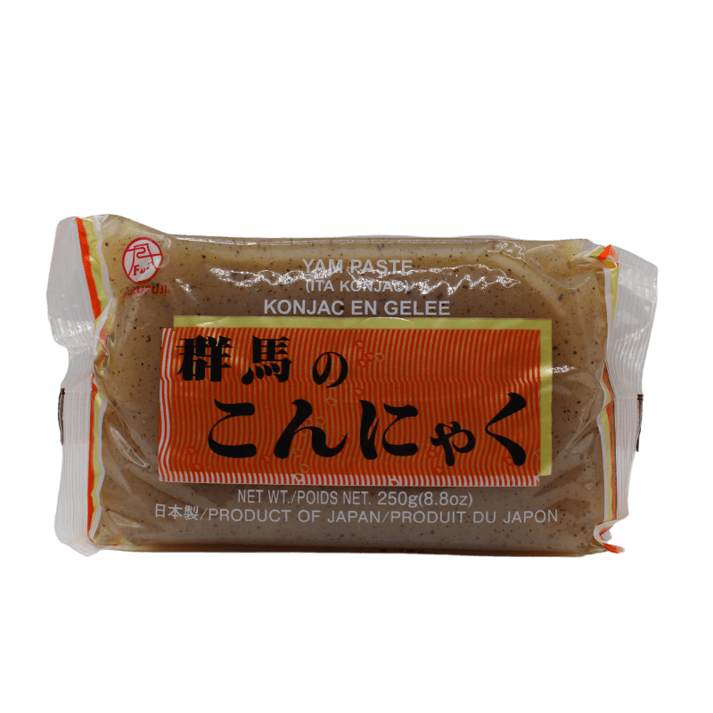 MARUFUJI Kuroita Konnyaku, Schwarze Konjak-Gelee 250g